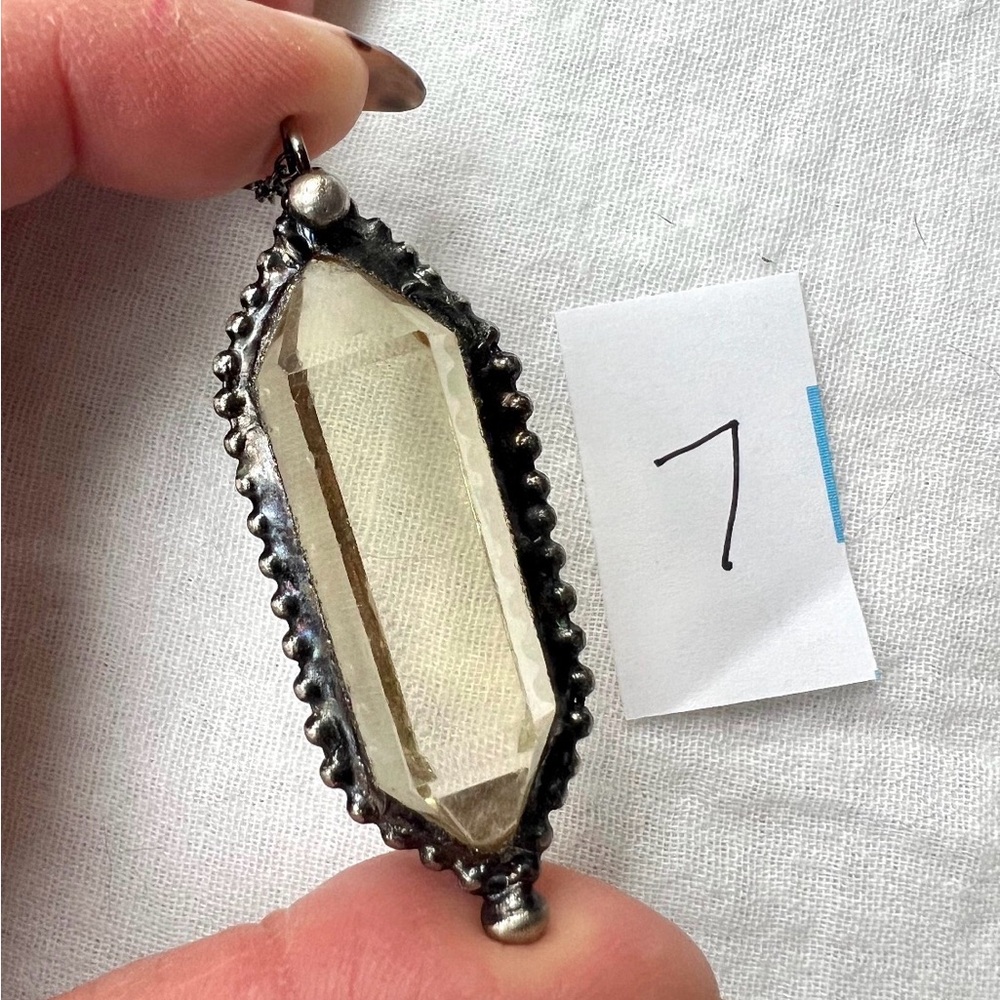 * FRESH NEW STOCK! * DT Citrine Chakra Clearing Necklace Pendant - Picture 8 of 15
